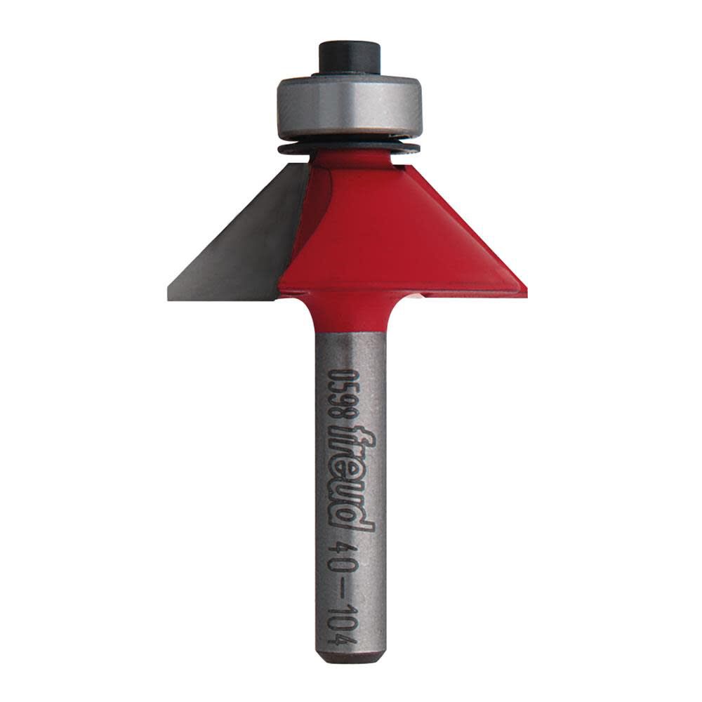 Freud 1-11/32 In. (Dia.) Chamfer Bit with 1/4 In. Shank