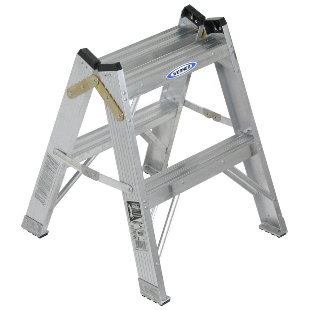 Werner 2 Ft. Type IA Aluminum Twin Step Ladder