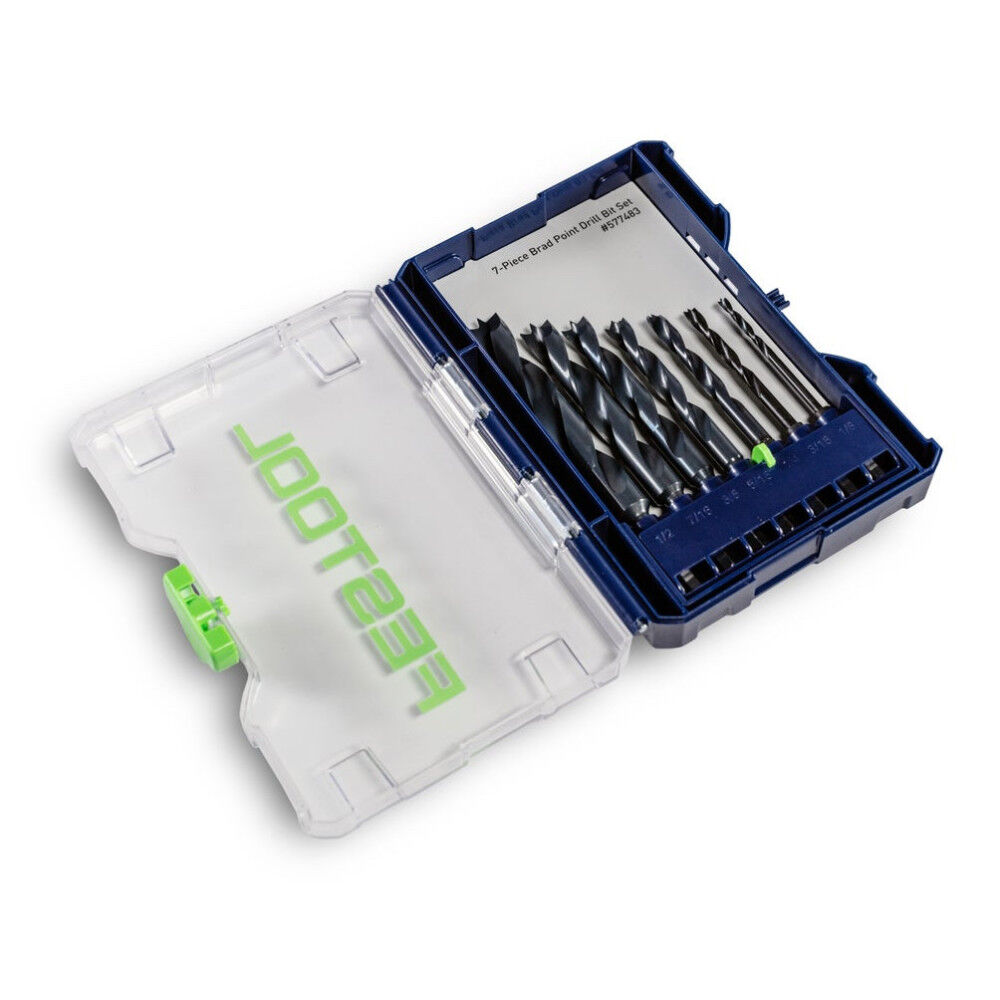 Festool Brad Point Drill Bit Set 7pc