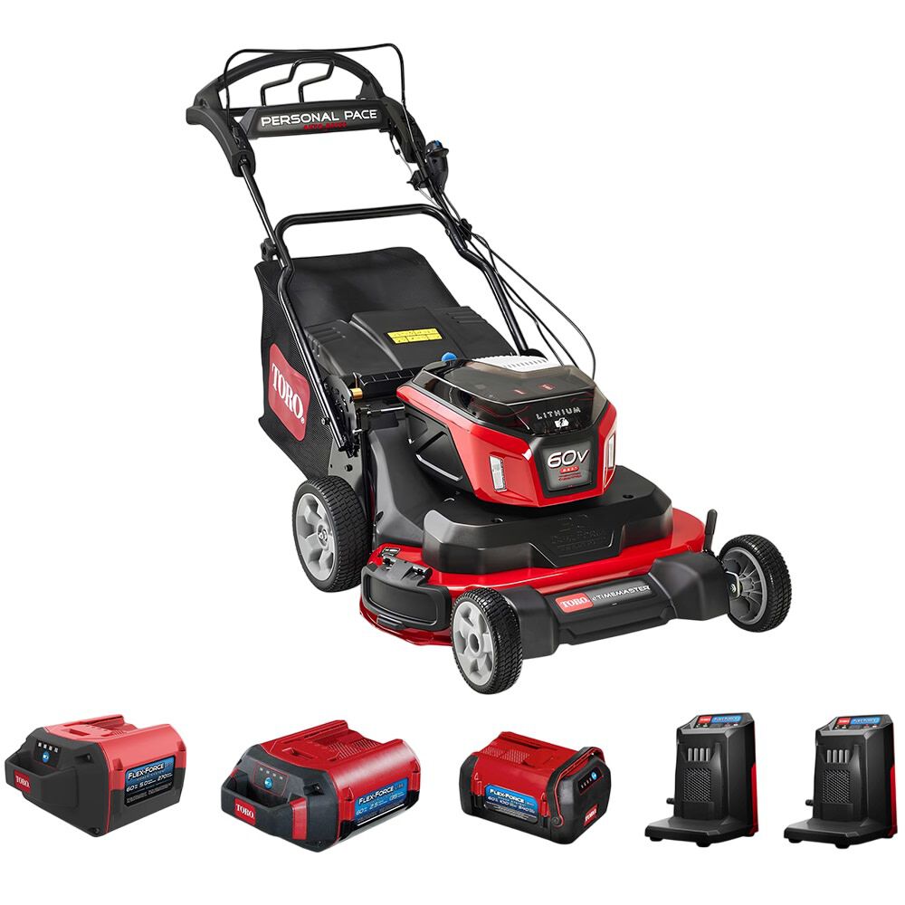 Toro 60V 30 Inch eTimeMaster Walk Behind Push Lawn Mower Kit