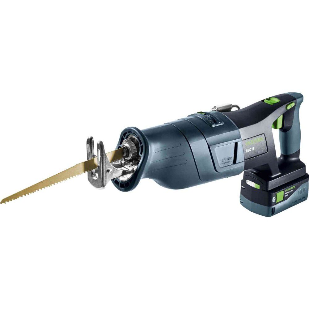 Festool 18V Cordless Reciprocating Saw RSC 18 5,0 EB-Plus