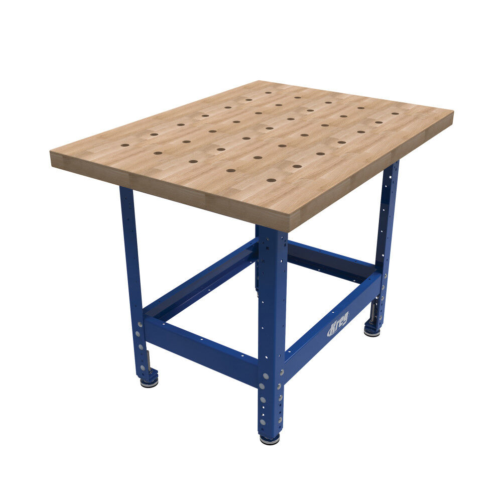Kreg Universal Bench with Hardwood Top 24 Inch x 32 Inch with Dog Holes