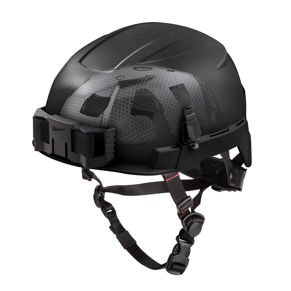 Milwaukee BOLT Black Safety Helmet with IMPACT ARMOR Liner (USA)-Type 2, Class E
