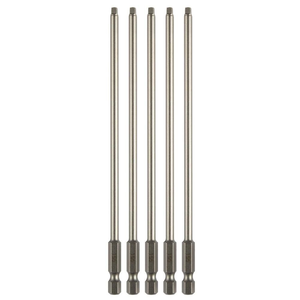 Makita #2 Square Power Bit 6 1/8in 5pk