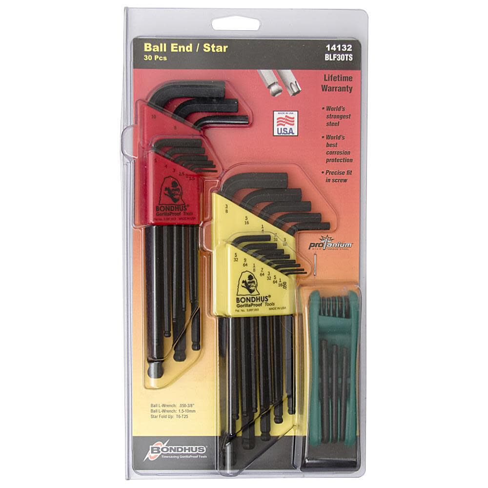 Bondhus Triple Pack – ball end L-wr