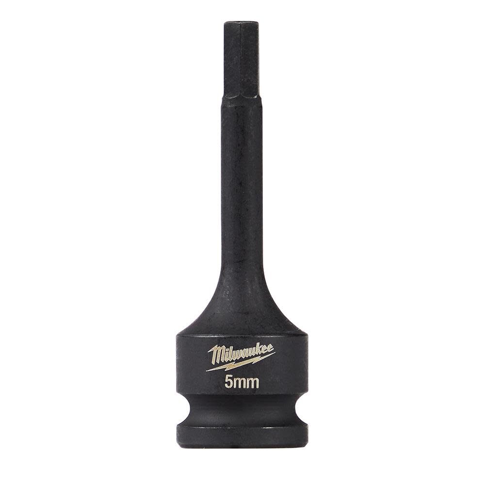 Milwaukee Shockwave Lineman’s 3/8in Drive 5mm Hex Bit Socket