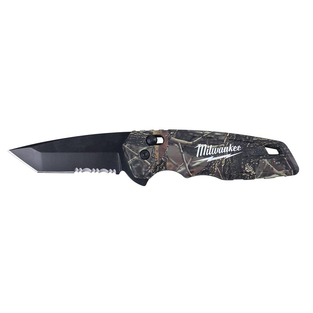 Milwaukee FASTBACK Camo Spring Assisted Folding Knife