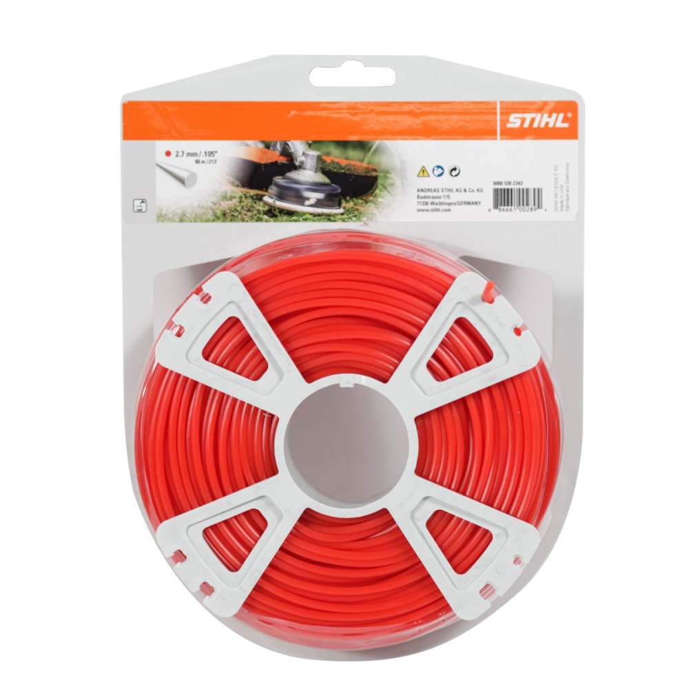 Stihl 0.105in Diameter x 223′ Orange Nylon Trimmer Line