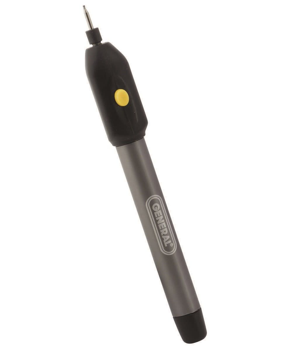General Tools 3/32 Inch Diamond Bit Battery-Powered Cordless Precision Engraver