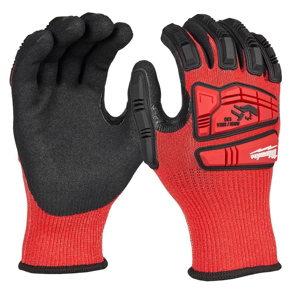 Milwaukee Impact Cut 3 Nitrile Dip Glove Medium