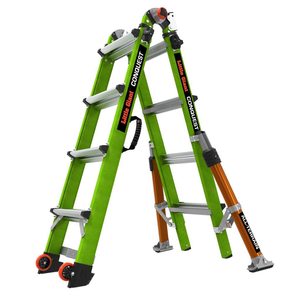 Little Giant Safety Conquest All-Terrain Model 17 Ladder ANSI Type 1A – 300 lb Rated