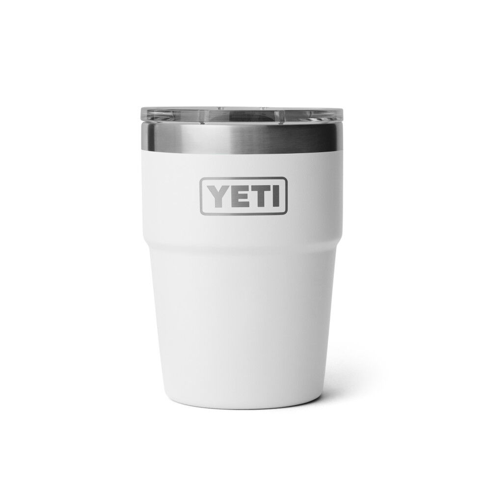 YETI Rambler 16 Oz Stackable Cup with Magslider Lid White