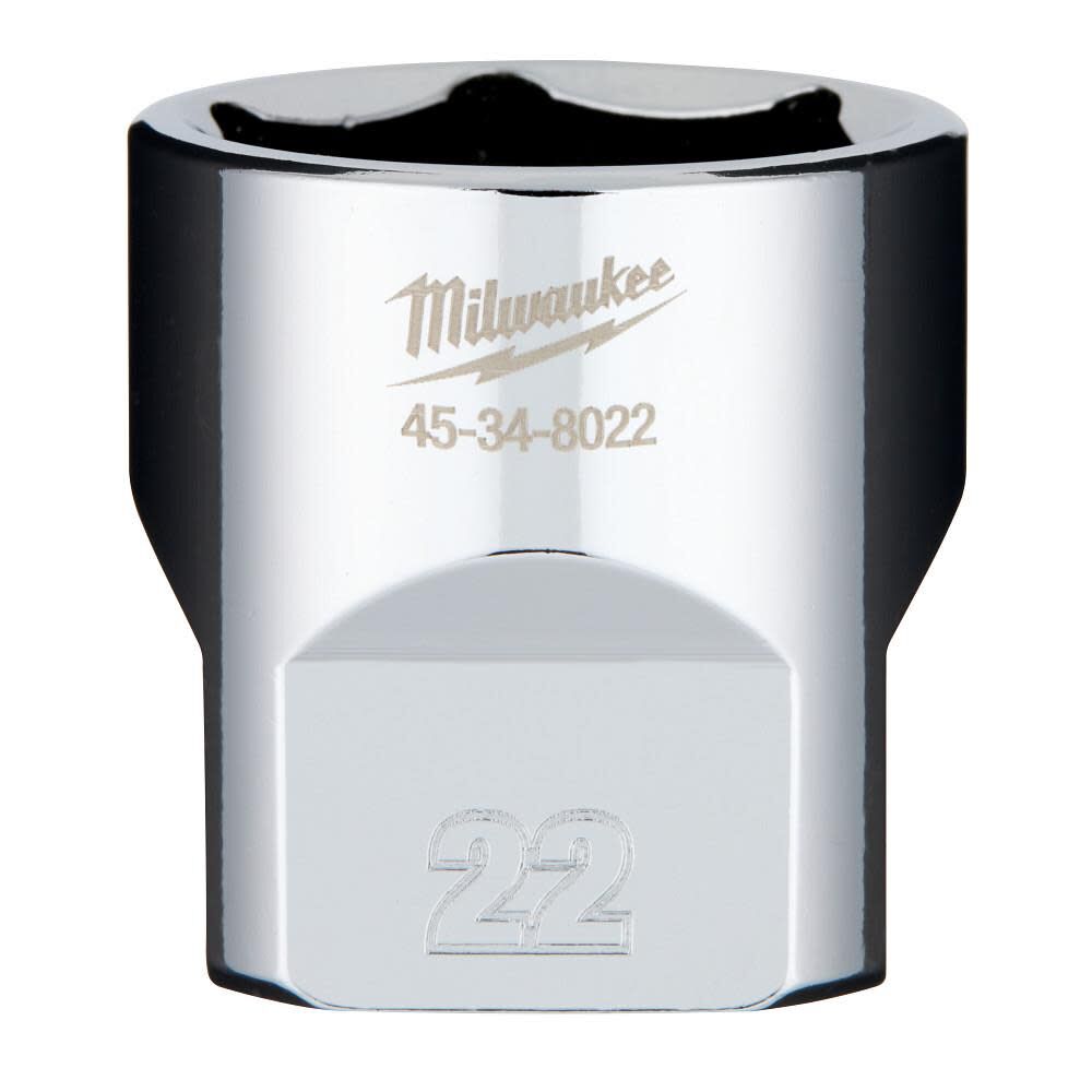 Milwaukee 3/8in Drive 22mm Socket