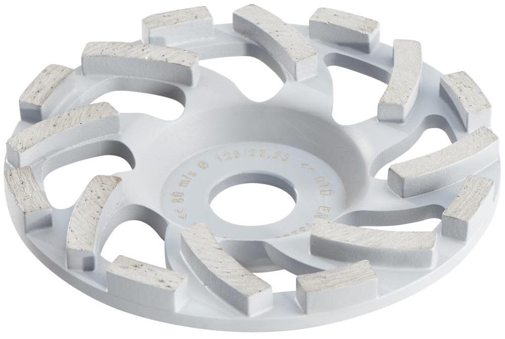 Metabo 5 Inch Professional Segmented Rim Diamond Cup Wheel for Concrete