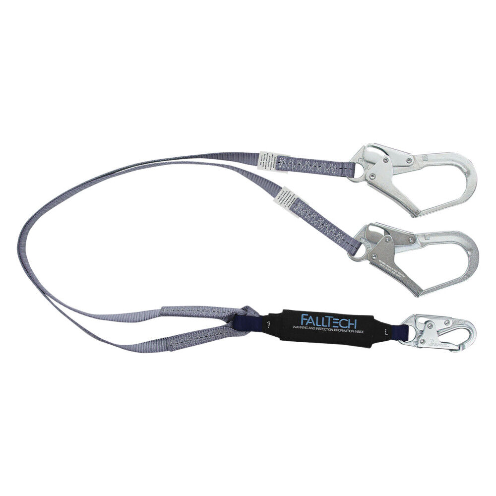 Falltech ViewPack 3′ Twin Leg Energy Absorbing Lanyard
