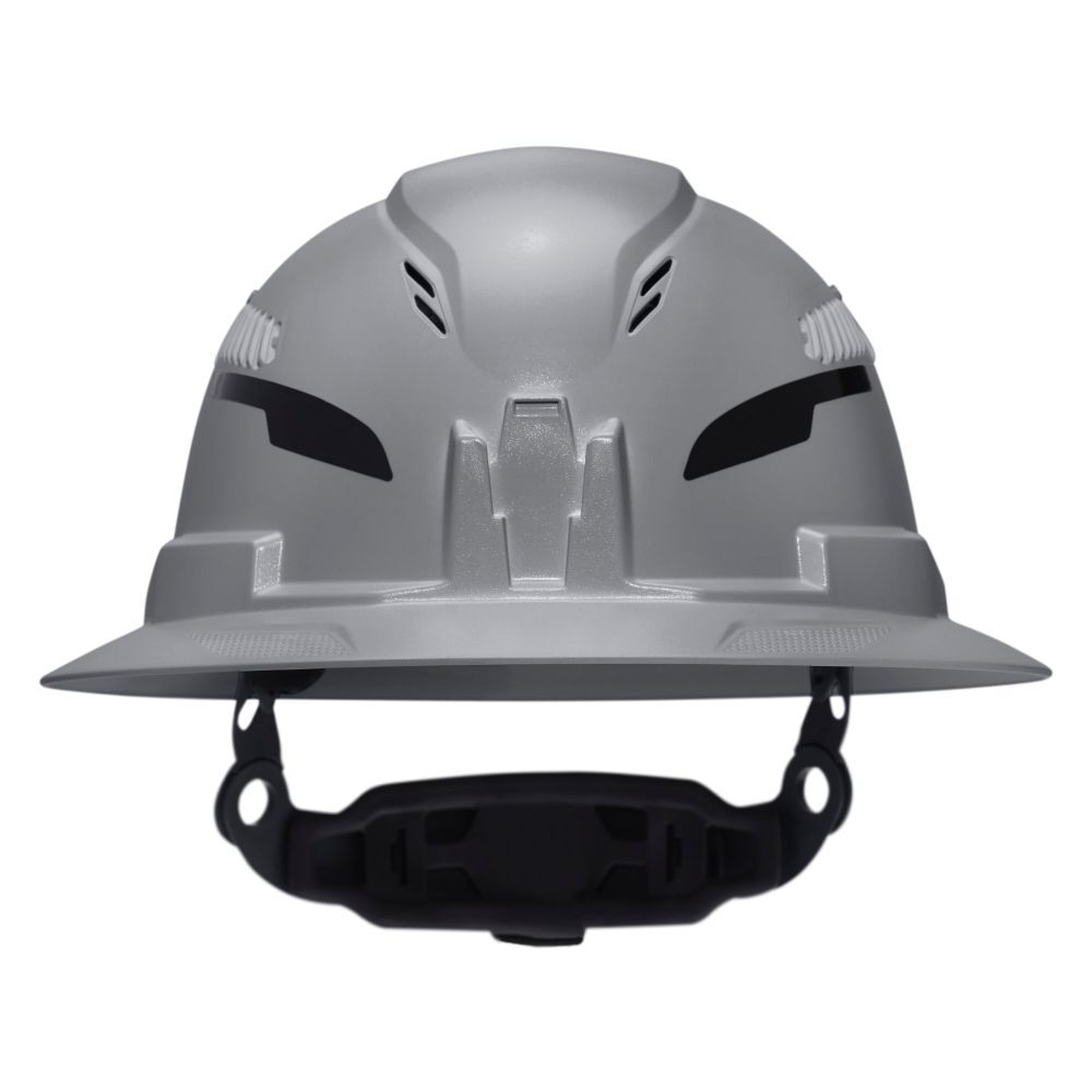 Klein Tools Class C Type-2 Hard Hat Vented Full Brim with Strap Gray
