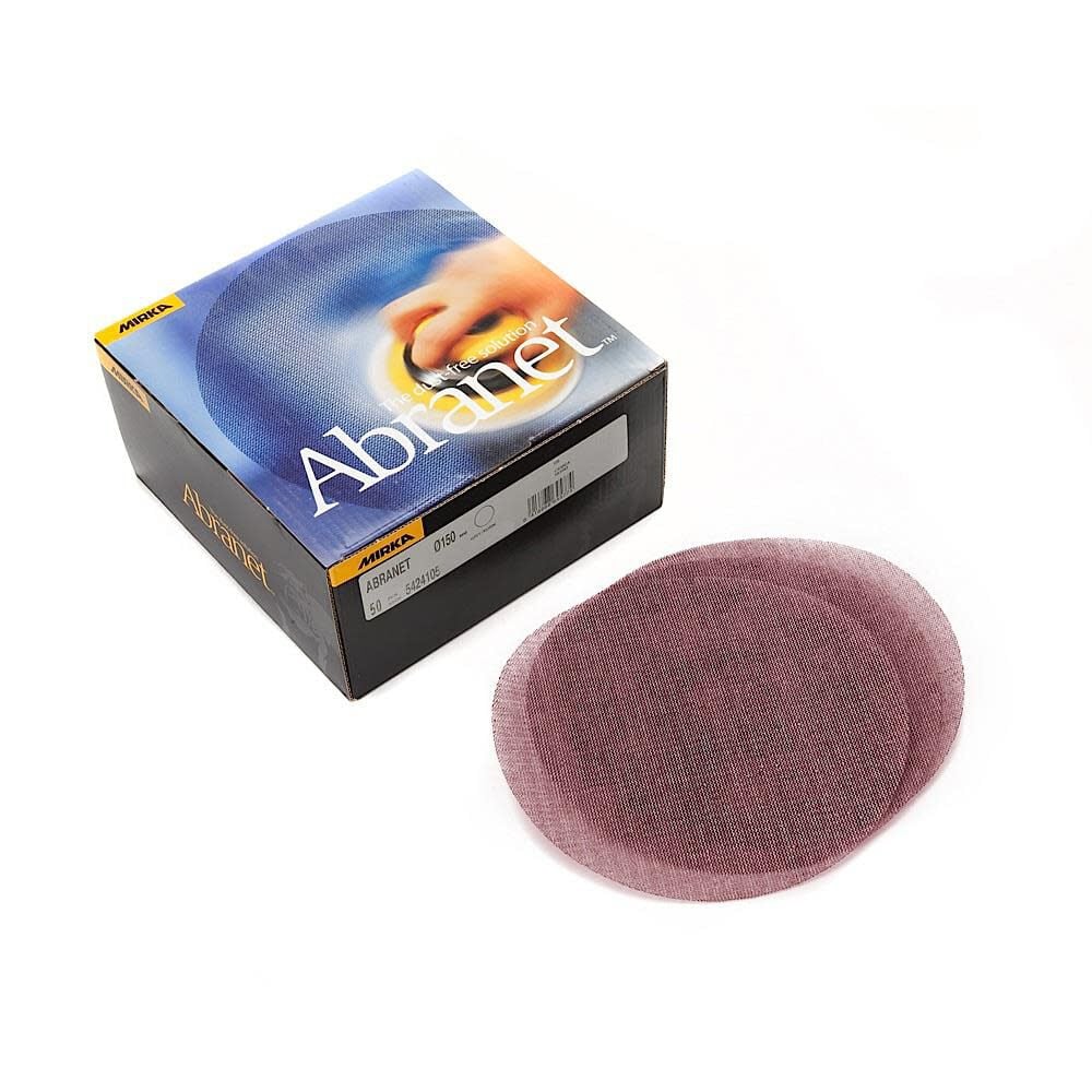 Mirka Abranet 6 Inch Vacuum Disc 80 Grit 50 Pieces