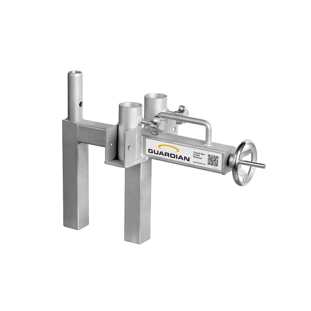 Guardian Fall Protection Trench Box G-Rail Receiver for 0.25 Inch – 8 Inch Wall Thickness