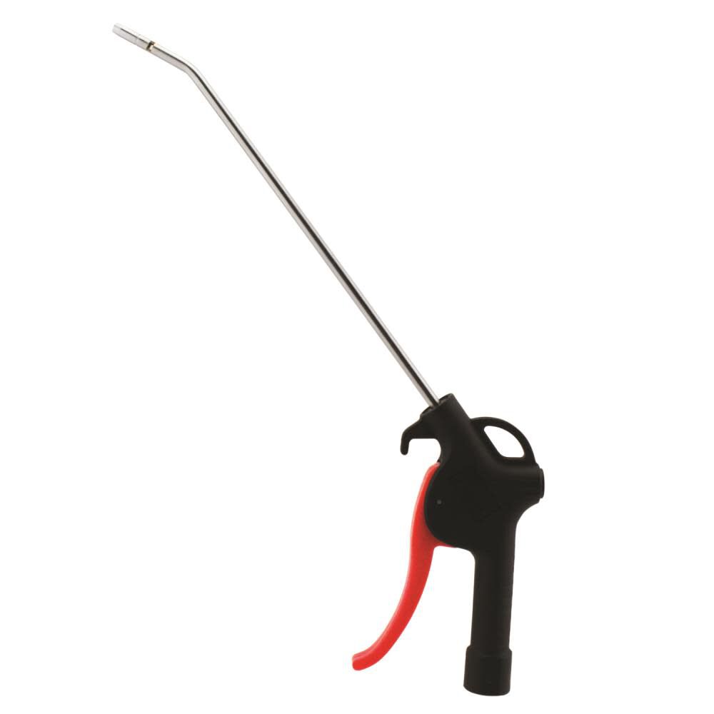 Milton S-167 Pistol Grip Blow Gun – 10in Extended Reach Safety Tip – 90 Max PSI