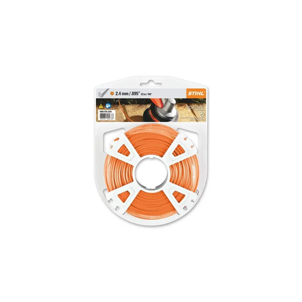Stihl 0.095in Diameter x 140′ Orange Nylon Trimmer Line