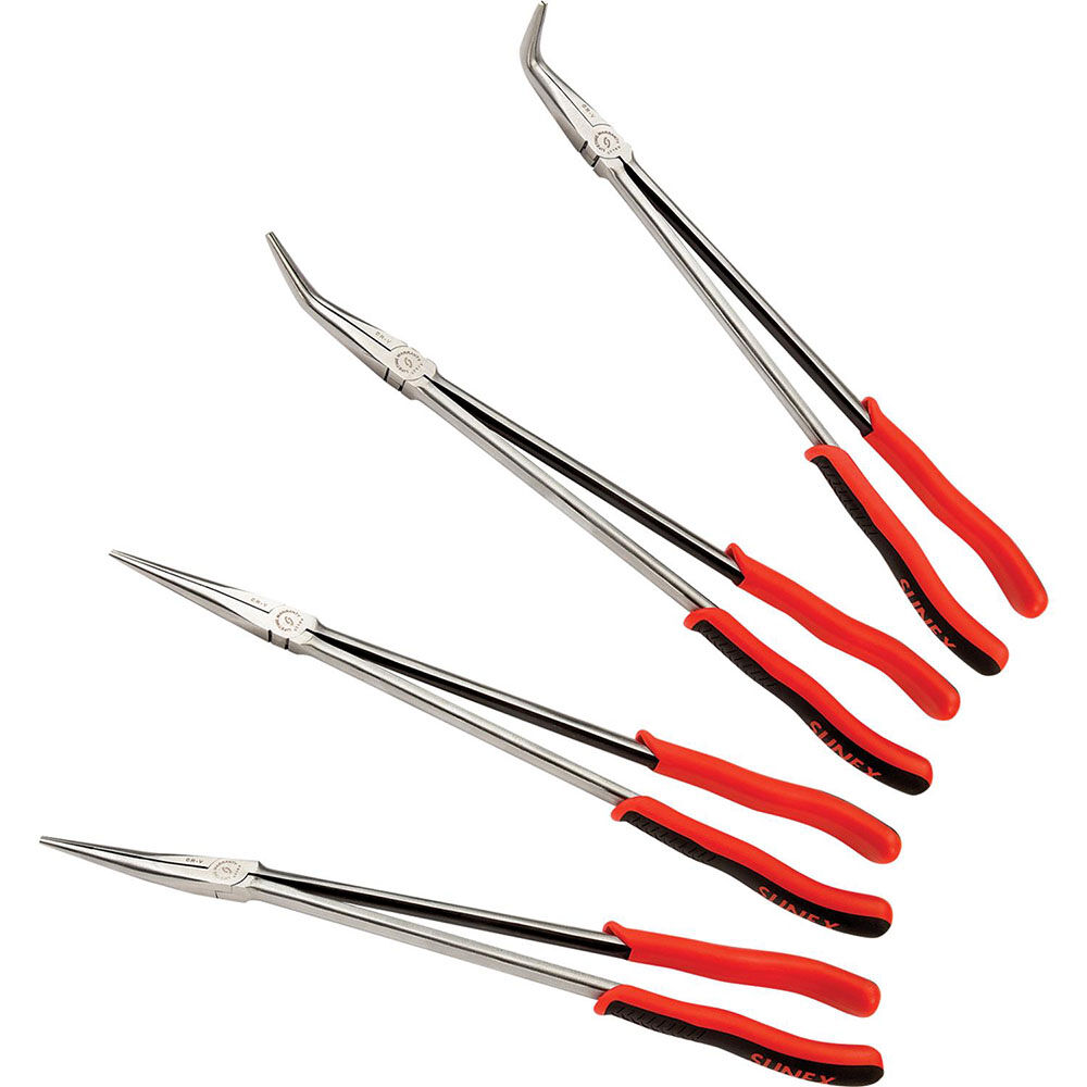 Sunex 4 Pc 16 In. Long Reach Pliers Set