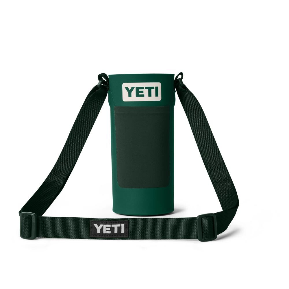 YETI Rambler Bottle Sling Small Black Forest Green