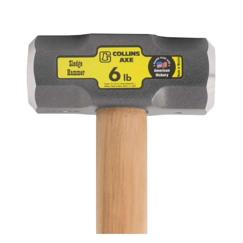 Truper Collins 6 Lbs Double Face Sledge Hammer with Hickory Handle