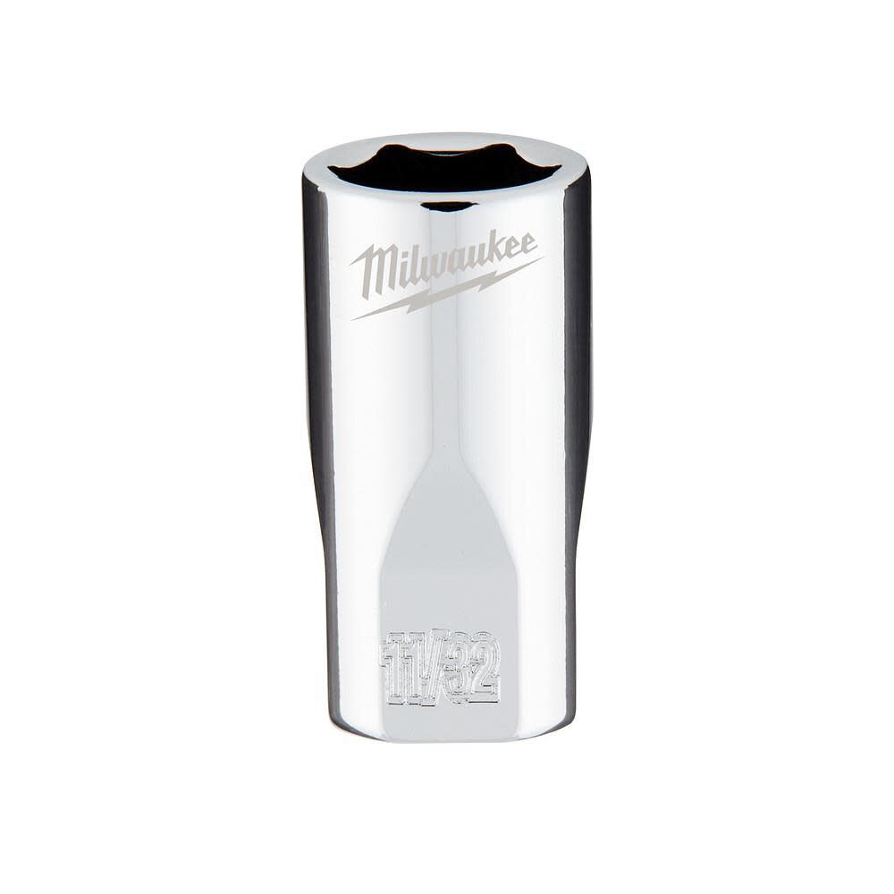 Milwaukee 1/4 in. Drive 11/32 in. SAE 6-Point Socket