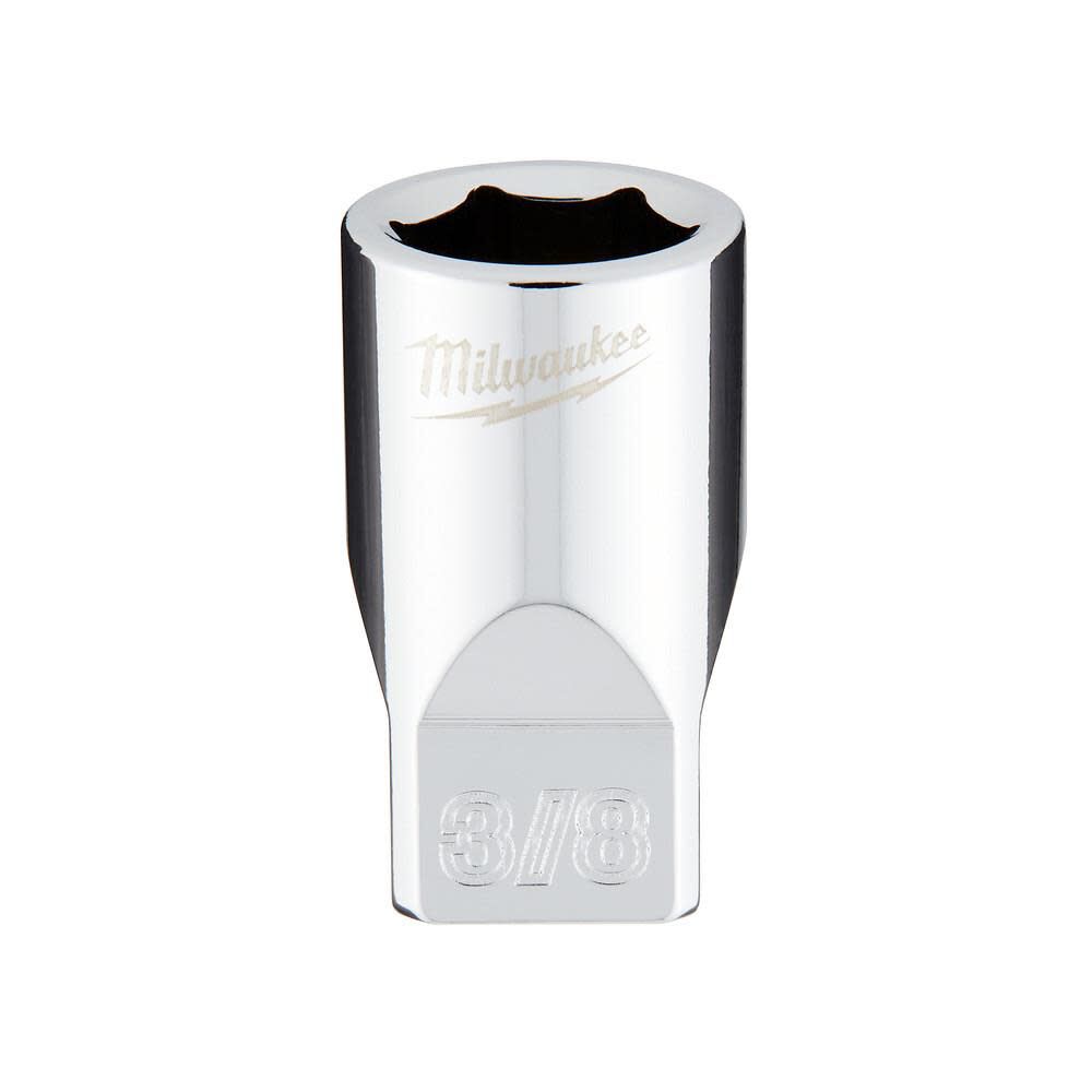 Milwaukee 1/4 in. Drive 3/8 in. SAE 6-Point Socket