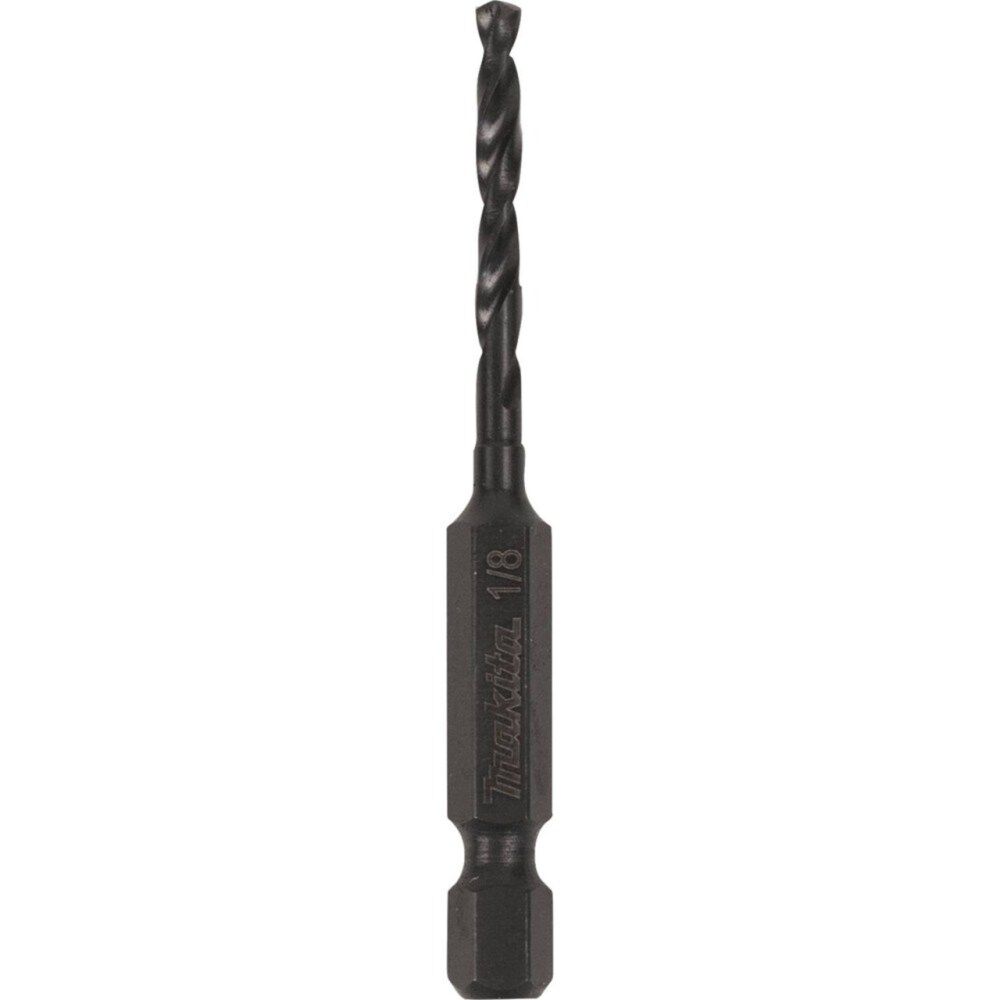 Makita 1/8 in. Hex Shank Black Oxide Drill Bit