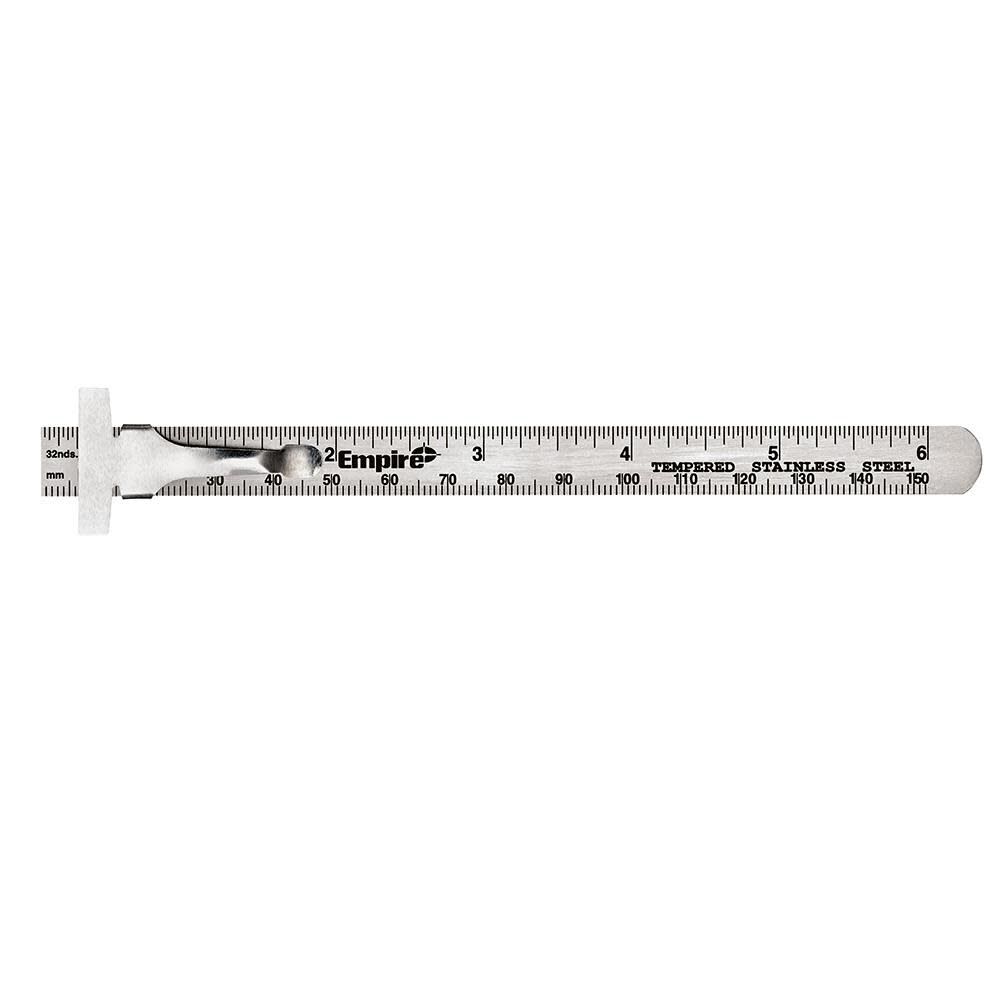 Empire Level 6 Pocket Ruler Stainless Steel