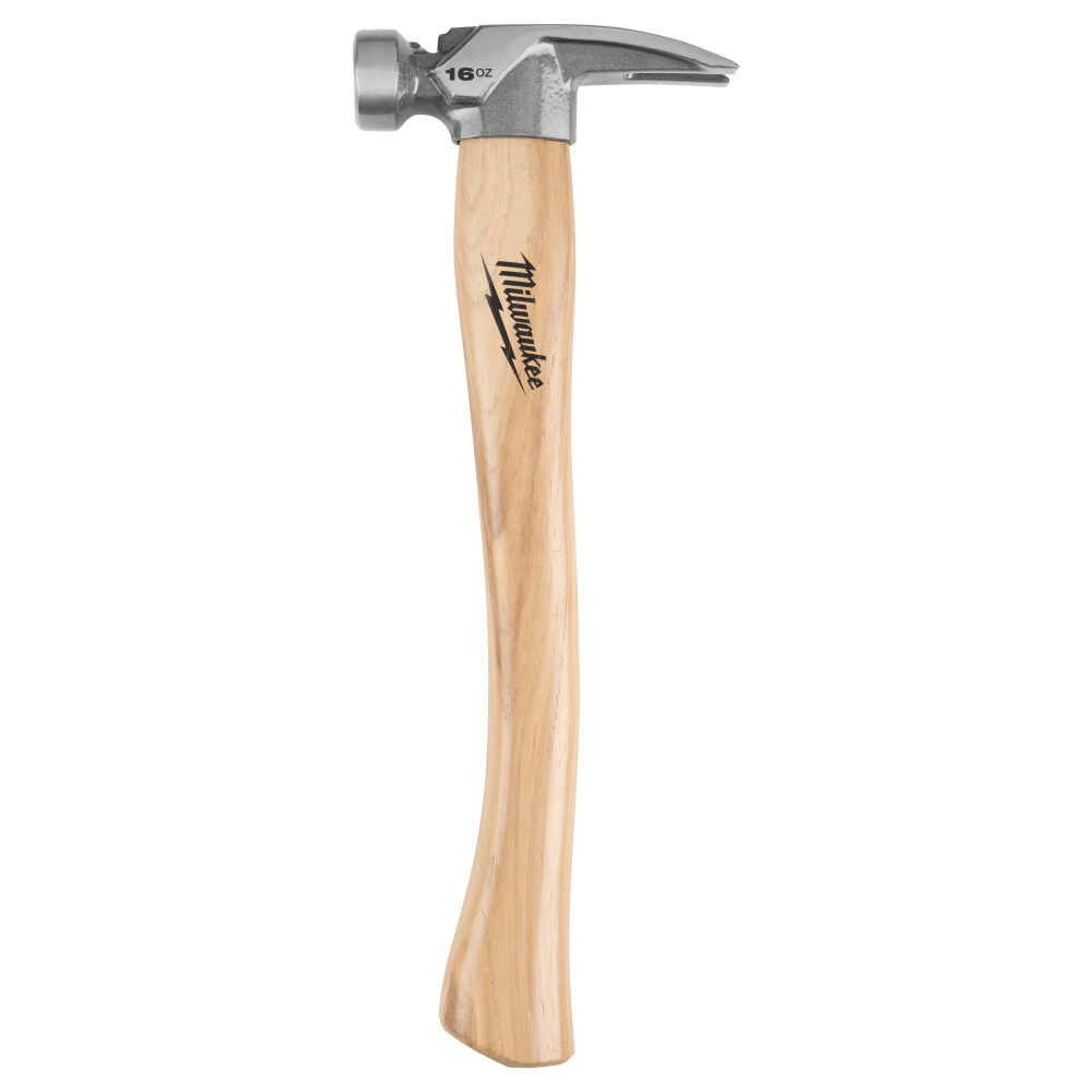 Milwaukee 16 Oz Smooth Face Hickory Handle Hammer