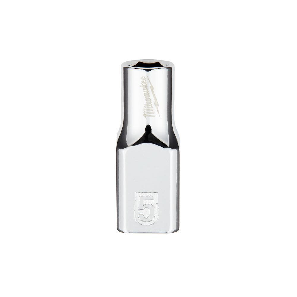 Milwaukee 1/4 in. Drive 5mm Metric 6-Point Socket