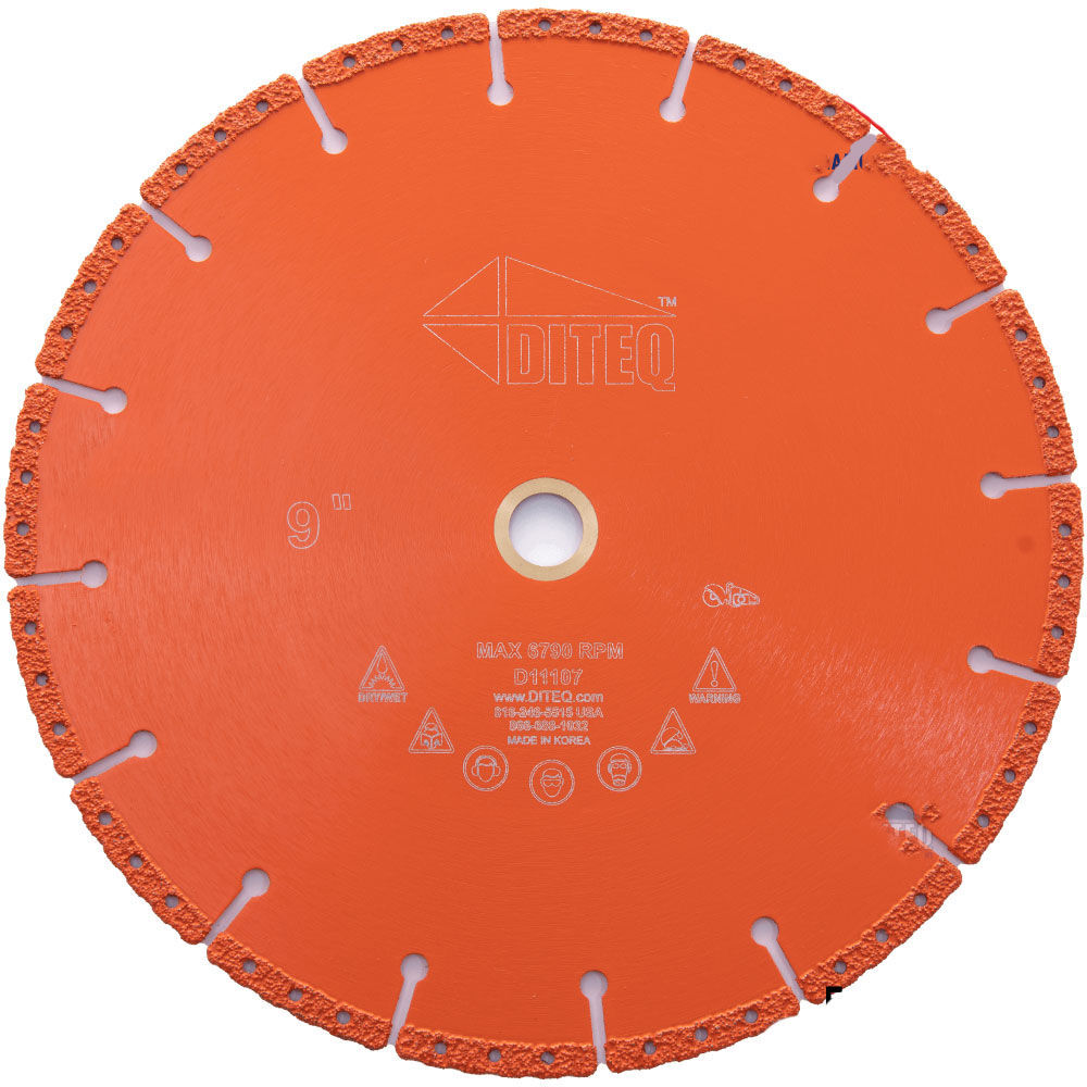 Diteq 9in D-23 Rescue / Utility Metal Cutting Blade