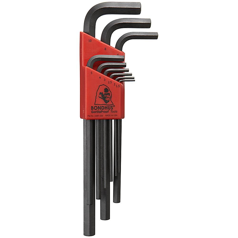 Bondhus Set 9 Hex L-Wrenches