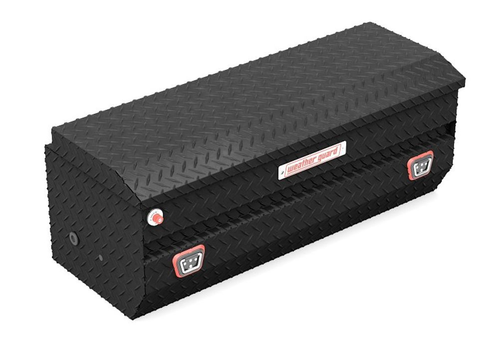 Weather Guard 8-1/2 Cu Ft Aluminum All Purpose Chest Textured Matte Black