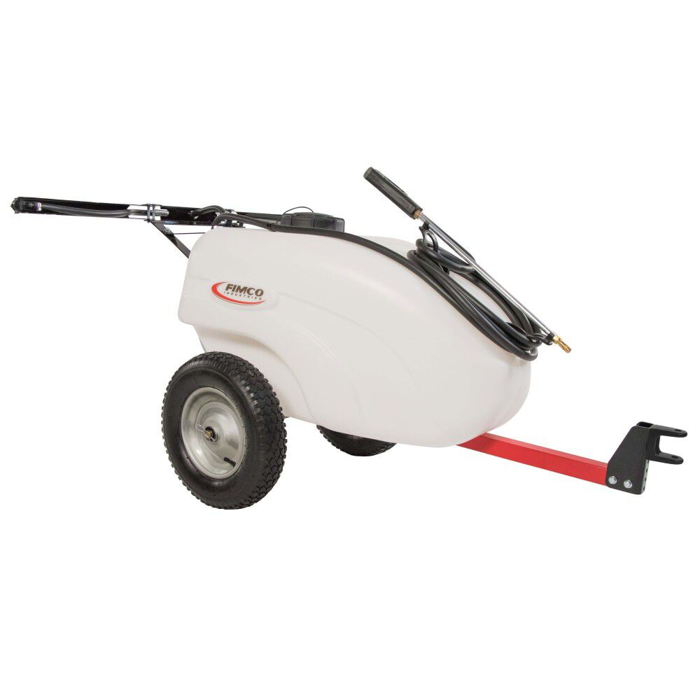 Fimco 30 Gallon Trailer Sprayer with 2 Nozzle Boom