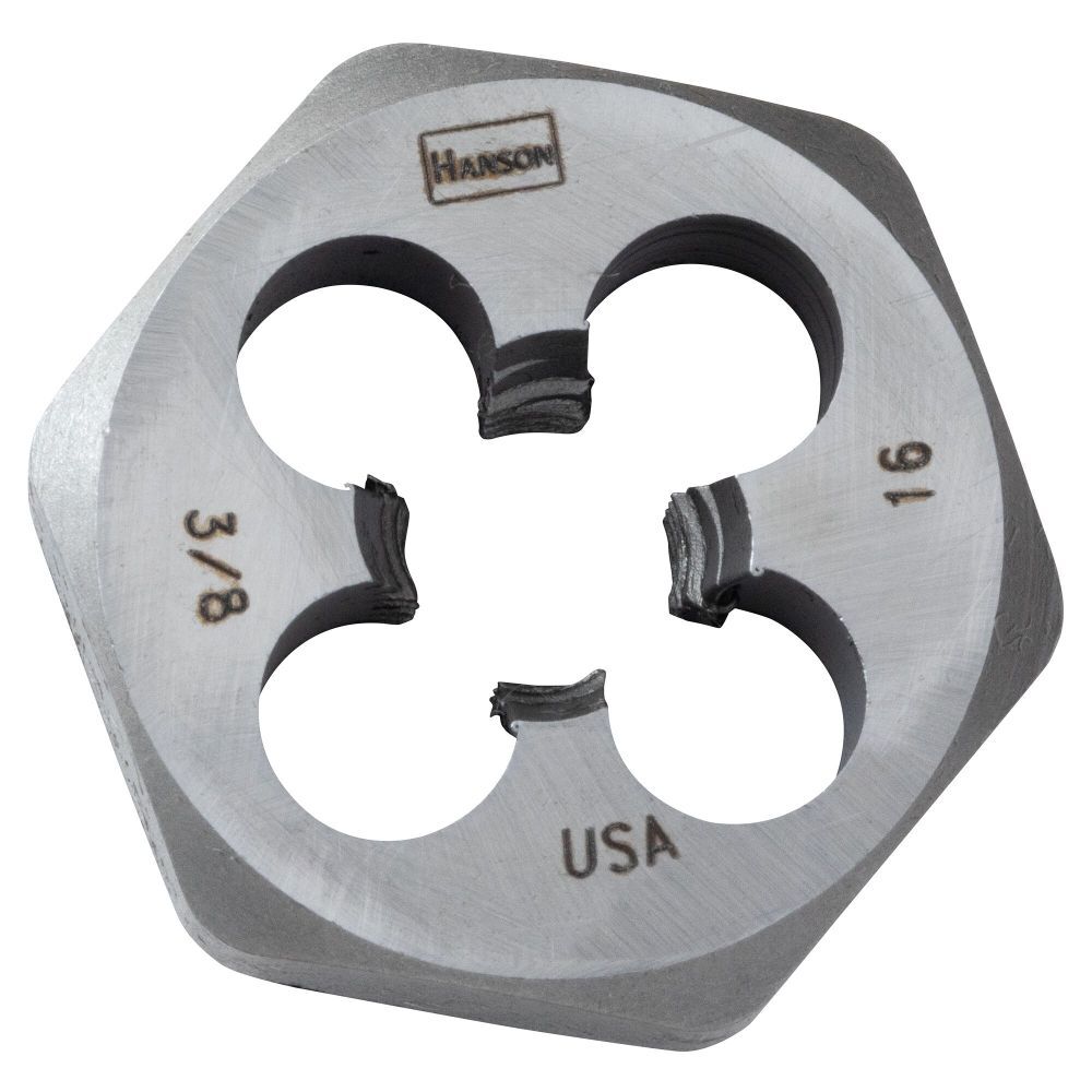 Irwin Hexagon Machine Screw Dies HCS 3/8 Inch-16NC 1 Inch