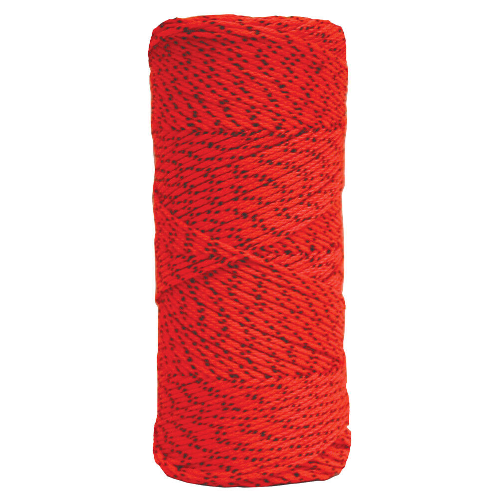 Kraft Tool Co Bonded Braided Nylon Mason’s Line 500 Ft Tube Orange and Black