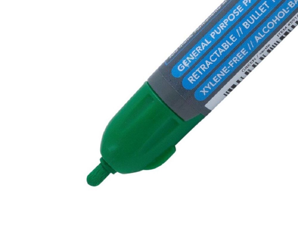 FARO Saber Paint Retractable Marker, Green