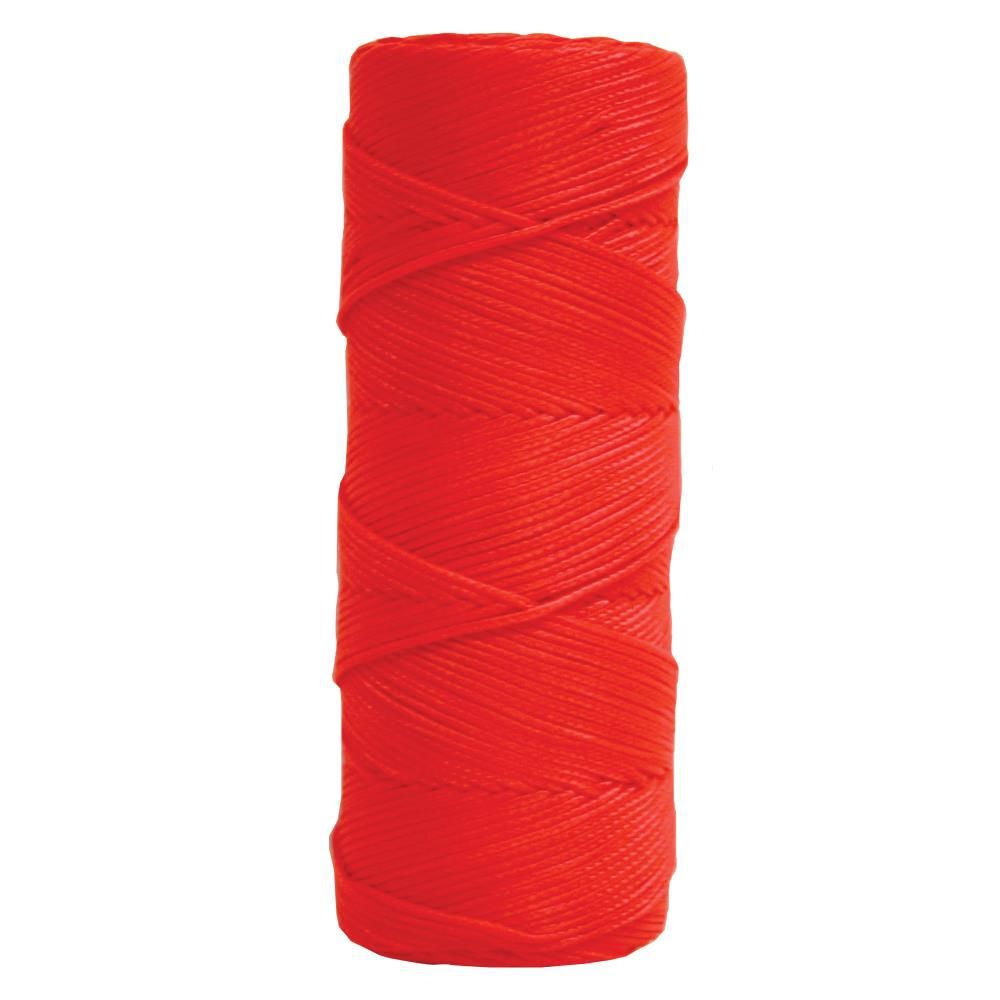 Kraft Tool Co Fluorescent Orange Braided Mason’s Line – 250 Ft. Tube