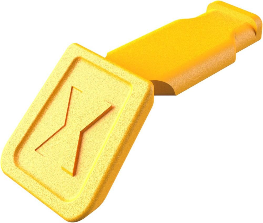 Knipex Yellow ColorCoded Clips, 10 Pack