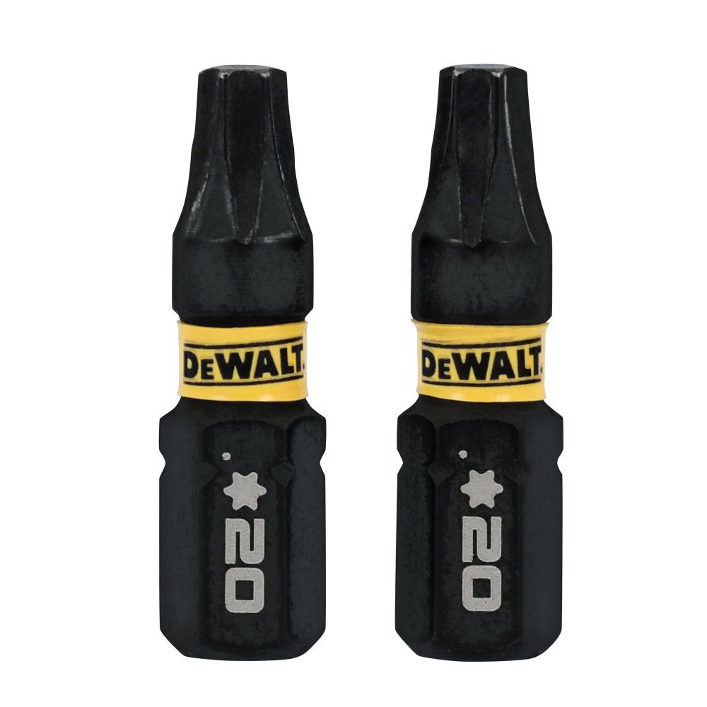 DEWALT Elite Series 1 Inch T20 Bits, 2 Pieces