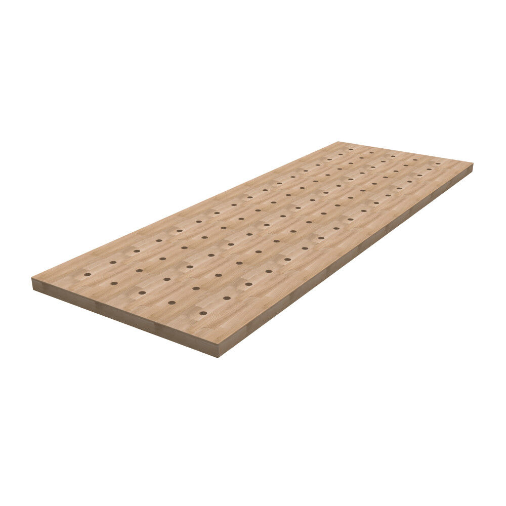 Kreg Hardwood Bench Top 24 Inch x 68 Inch with Dog Holes
