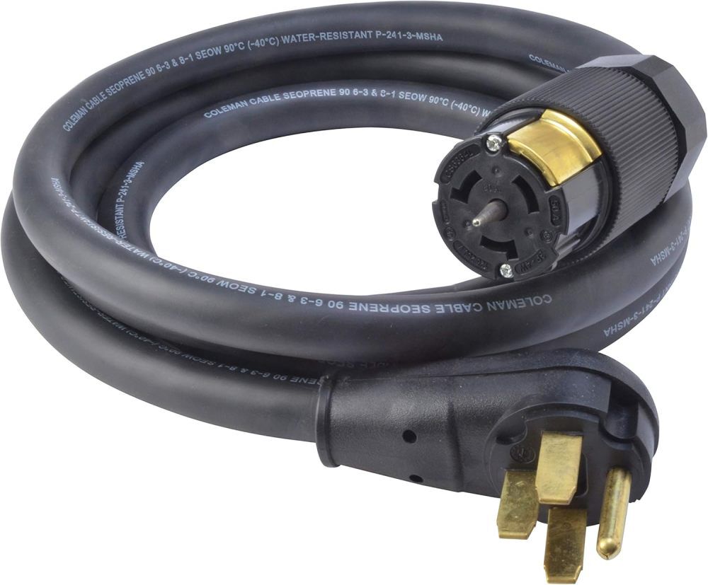 Southwire 10 Ft Length 125/250VAC 50A Temporary Power Cable