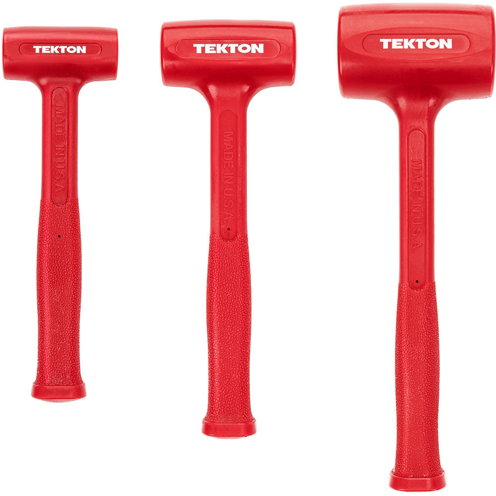 Tekton Dead Blow Hammer Set, 3 Piece (13, 21, 39 oz.)