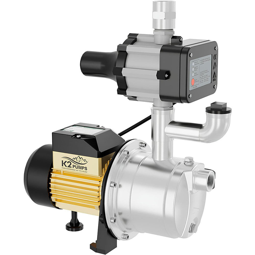 K2 Pumps Automatic Booster Pump 3/4 HP Lead Free Stainless Steel 115V