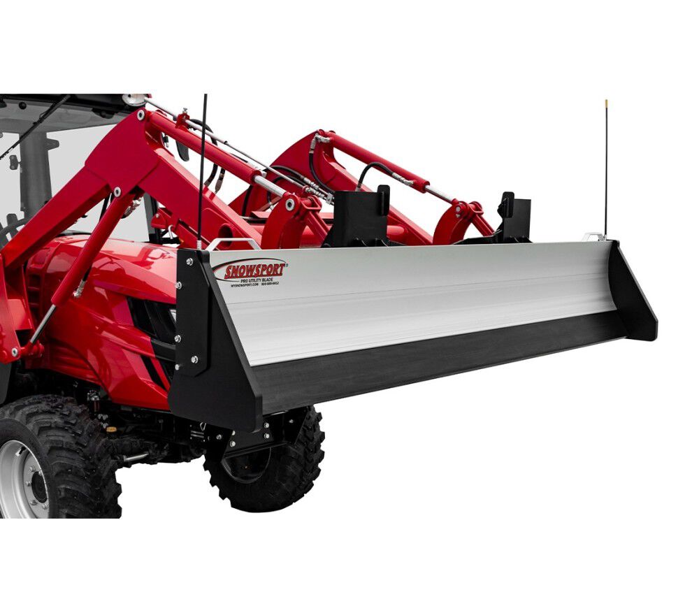 SNOWSPORT Pro 84 Inch Corrosion-Resistant Utility Snow Blade with Quick Attach Brackets