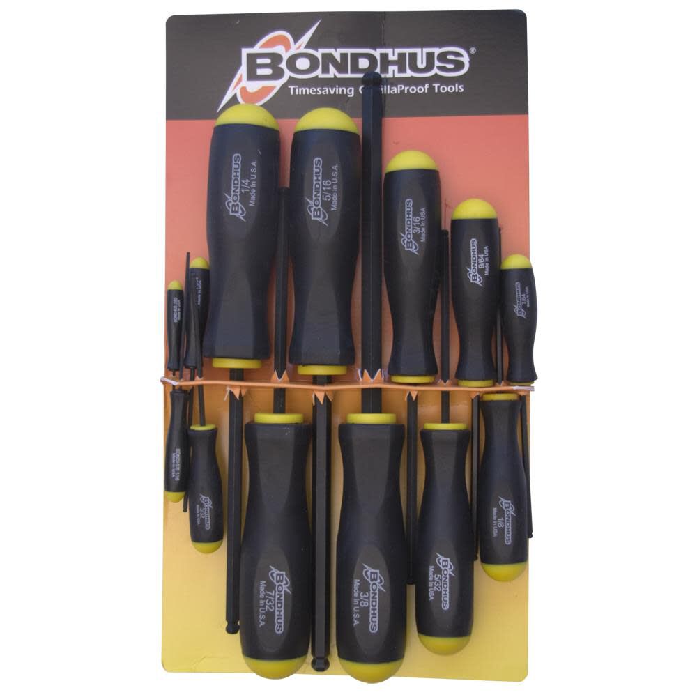 Bondhus Set 13 Balldriver Screwdrivers