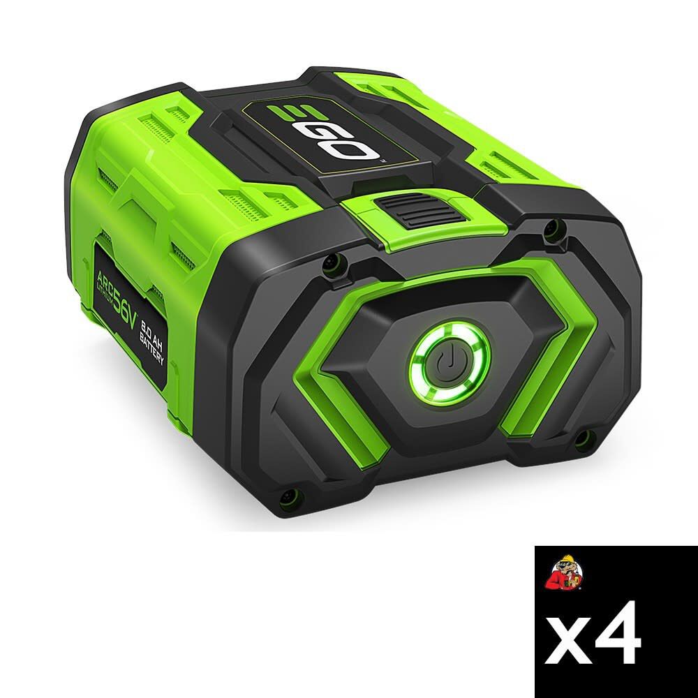 EGO Power+ 56V 8Ah ARC Lithium Battery with Fuel Gauge 4 Pieces
